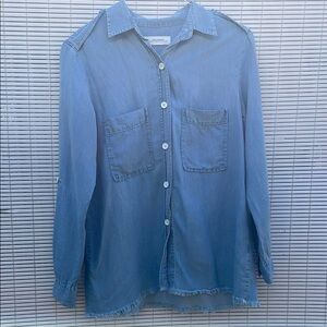Zara Jean Lyocell Button Down Shirt